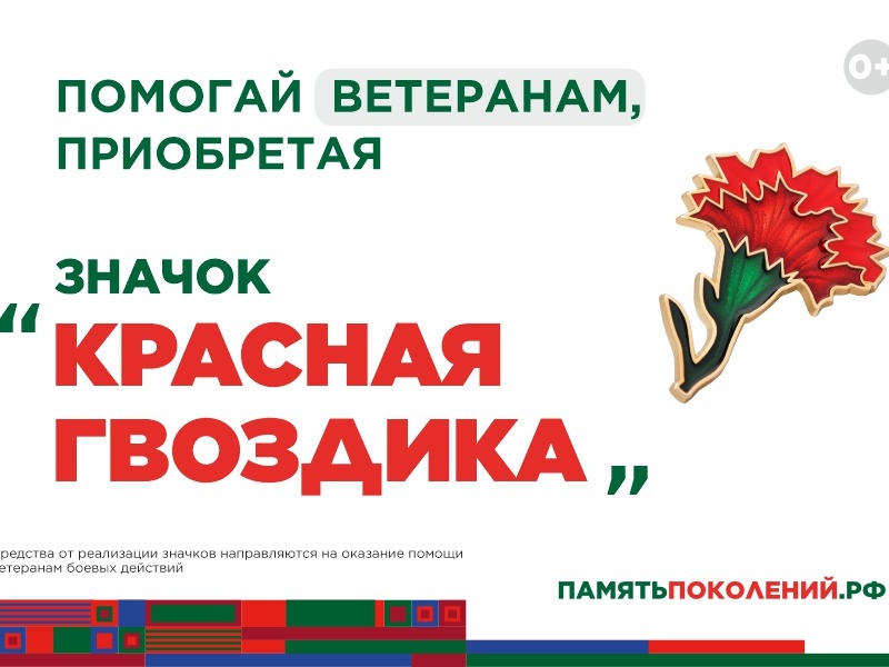 Ежегодная всероссийская акция помощи ветеранам «Красная гвоздика» Ежегодная всероссийская акция помощи ветеранам «Красная гвоздика».